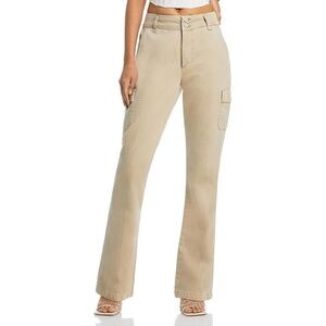 NEW Paige High Rise Solid Cargo Pants Size 32 Cotton Blend NWOT Never Worn $249